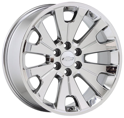 22" Chevy Silverado 1500 Bright Chrome wheels rims Factory OEM set 5663 EXCHANGE