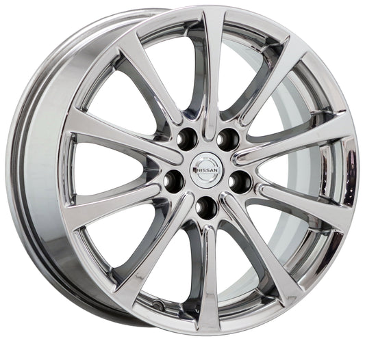 18x7.5" Nissan Murano Factory Chrome (PVD) wheel OEM 2015-2019 62745 x1