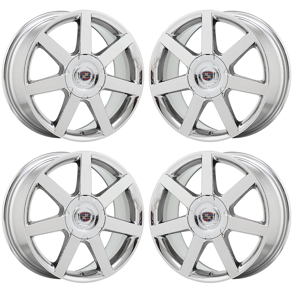18" Cadillac XLR CTS Bright Chrome wheels rims Factory OEM set 4576