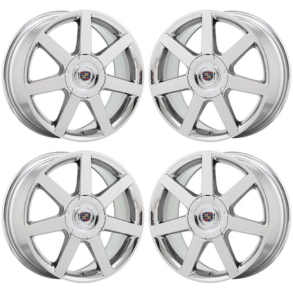 18" Cadillac XLR CTS Bright Chrome wheels rims Factory OEM set 4576
