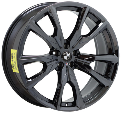 22" BMW X7 Black Chrome wheels rims Factory OEM set 4 86535 86540 EXCHANGE