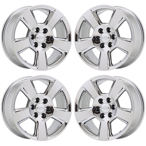 EXCHANGE 20" Chevrolet GMC Silverado Sierra 1500 PVD Chrome wheels rims OEM 5652