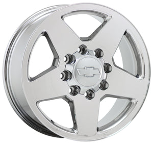 20" GM Silverado SIerra 2500 3500 PVD Chrome wheels rims Factory OEM set 4 5503