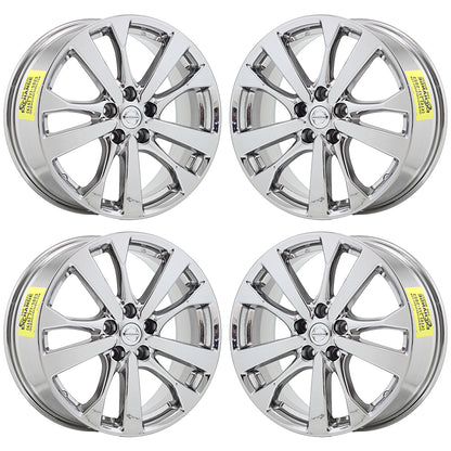 18" Nissan Altima Bright Chrome wheels rims Factory OEM set 4 62720 EXCHANGE