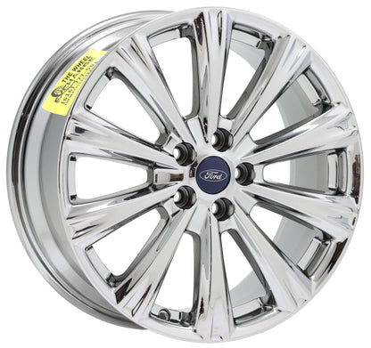 18" Ford Escape Bright Chrome wheels rims Factory OEM set 10110 EXCHANGE