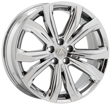 20" Lexus RX350 RX450 PVD Chrome wheels rims Factory OEM set 4 74338