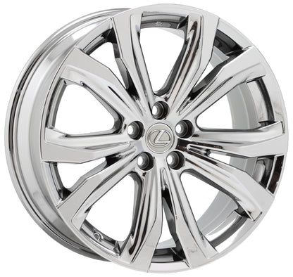20" Lexus RX350 RX450 Bright Chrome wheel rim Factory OEM 74338 x1