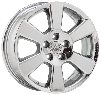 17" Lexus RS330 RS350 RX400 Bright Chrome wheels rims Factory OEM set 74170