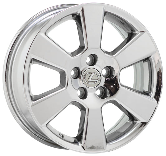 17" Lexus RS330 RS350 RX400 Bright Chrome wheel rim Factory OEM single 74170
