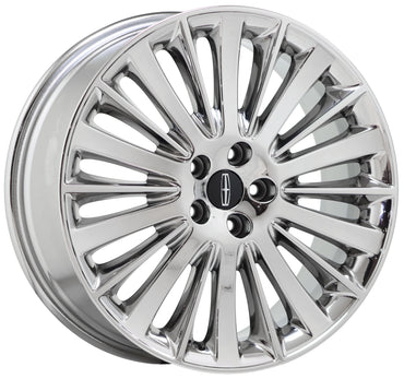 19" Lincoln MKZ Platinum Bright Chrome wheels rims Factory OEM set 3955