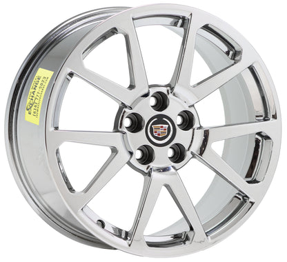19x9 19x10 Cadillac CTS-V Coupe Bright Chrome Wheels Factory 4647 4677 EXCHANGE