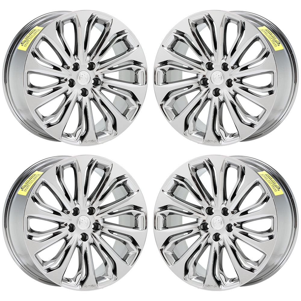 20" Buick Lacrosse Bright Chrome wheels rims Factory OEM set 4781 EXCHANGE
