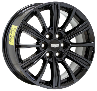 18" Cadillac XT5 XT6 Black Chrome wheels rims Factory OEM set 4798 EXCHANGE