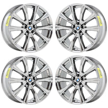 Load image into Gallery viewer, 22&quot; BMW X7 Chrome wheels rims Factory OEM set 96594 96595 G07 STYLE 758
