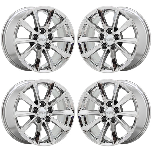 17" Cadillac CTS Bright Chrome wheels rims Factory OEM 2017-2019 4791 EXCHANGE