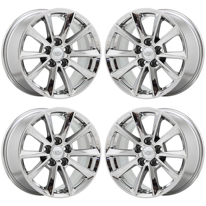 17" Cadillac CTS Bright Chrome wheels rims Factory OEM 2017-2019 4791 EXCHANGE