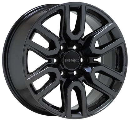 20" GMC Sierra 1500 Truck Black Chrome wheels rims Factory OEM 5914 EXCHANGE