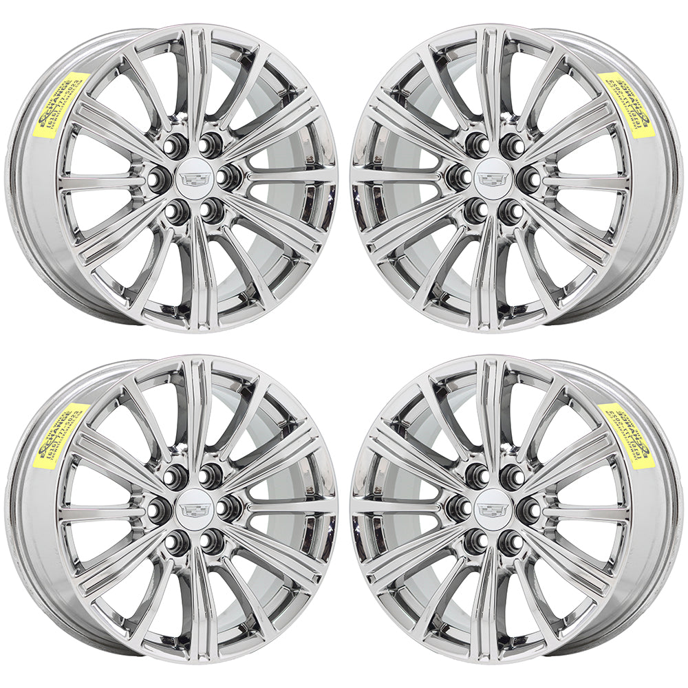 18" Cadillac XT5 Bright Chrome wheels rims Factory OEM set 4798