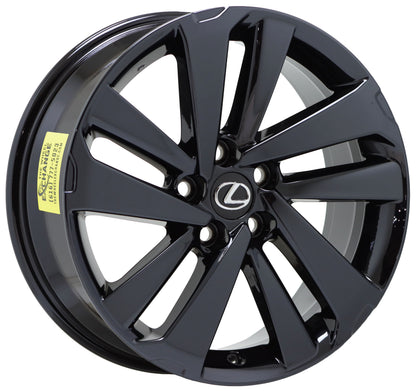 18" Lexus NX300 Black Chrome wheels rims Factory OEM 2018 2019 2020 set 4 74372