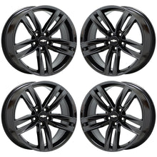 Load image into Gallery viewer, EXCHANGE 20&quot; Chevrolet Camaro RS PVD Black Chrome Wheels Rims Factory Set 5762
