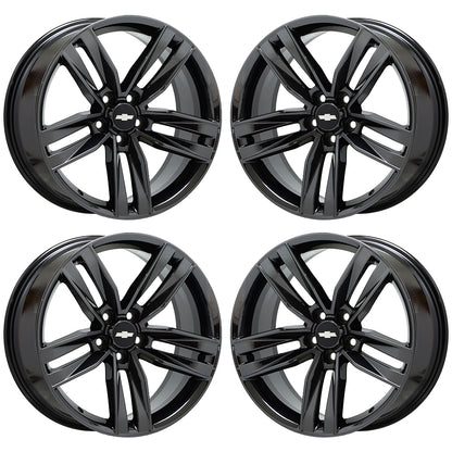 20" Chevrolet Camaro RS Black Chrome wheels rims Factory set 5762 EXCHANGE