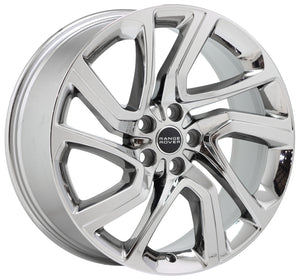 21x9.5 Range Rover Sport PVD Chrome wheels rims Factory OEM set 72311