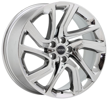 21x9.5 Range Rover Sport Bright Chrome wheels rims Factory OEM set 72311