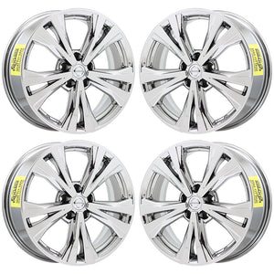 18" Nissan Rogue Bright Chrome wheels rims Factory OEM 2017 2018 2019 set 62747
