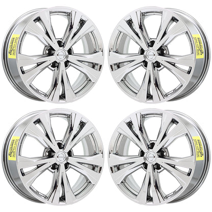 18" Nissan Rogue Bright Chrome wheels rims Factory OEM 2017 2018 2019 set 62747