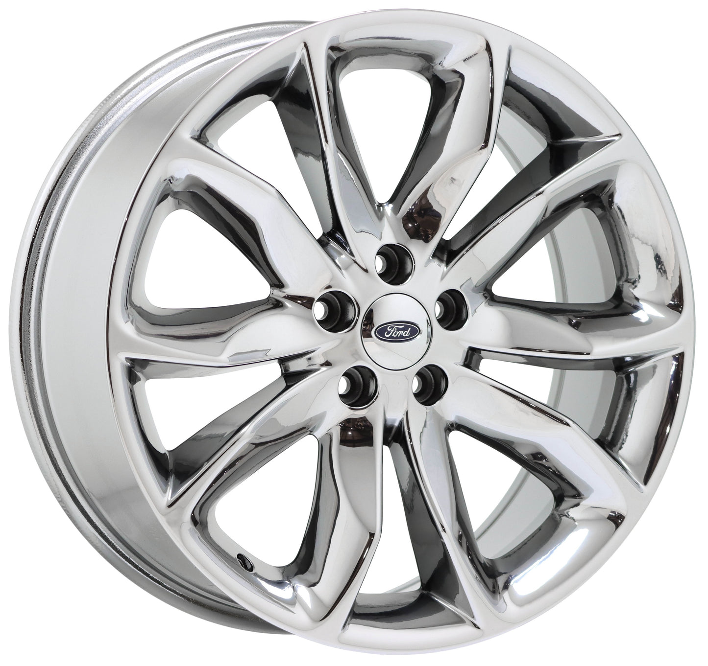 20" Ford Explorer Bright Chrome wheels rims Factory OEM set 3861