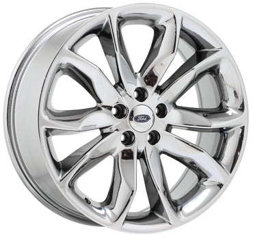 20" Ford Explorer Bright Chrome wheels rims Factory OEM set 3861