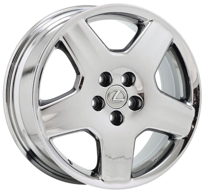18" Lexus LS430 Bright Chrome wheels rims Factory OEM set 74179 EXCHANGE