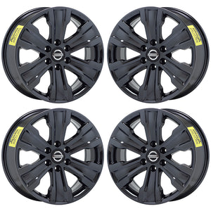 EXCHANGE 20" Nissan Titan PVD Black Chrome wheels rims set 62753 62705