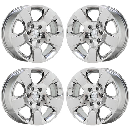 18" Dodge Ram 1500 Truck Bright Chrome wheels rims Factory OEM set 2669 EXCHANGE