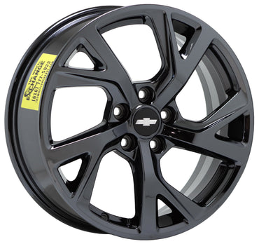 18" Chevrolet Equinox Black Chrome wheels rims Factory OEM 2018-2021 set 4 5830