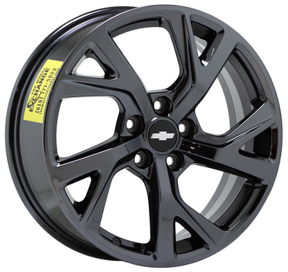 18" Chevrolet Equinox Black Chrome wheels rims Factory OEM 2018-2021 set 4 5830