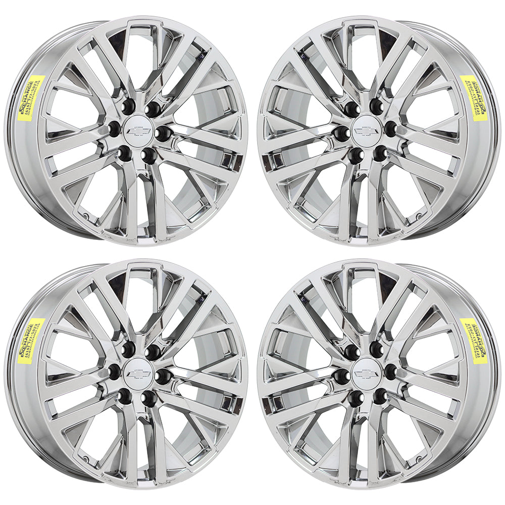 22" Chevrolet Silverado / Tahoe Bright Chrome wheels Factory OEM 5903 EXCHANGE