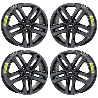 19" Chevrolet Equinox Black Chrome wheels rims Factory OEM set 5832