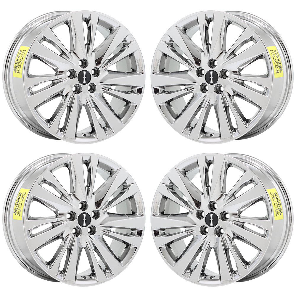 19" Lincoln MKZ Bright Chrome wheels rims Factory OEM 10129