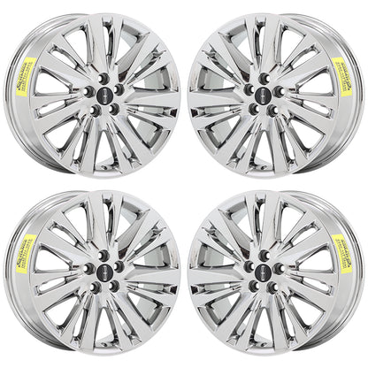 19" Lincoln MKZ Bright Chrome wheels rims Factory OEM 10129 EXCHANGE