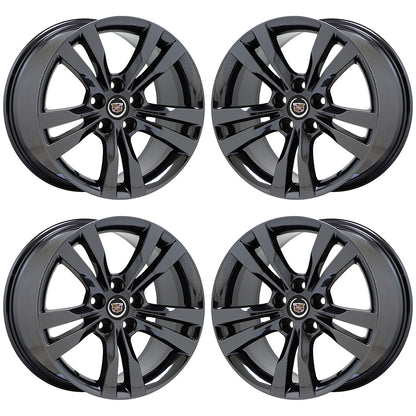 18x8.5 18x9.5 Cadillac CTS V-Sport Black Chrome wheels rims Factory OEM 4717 19