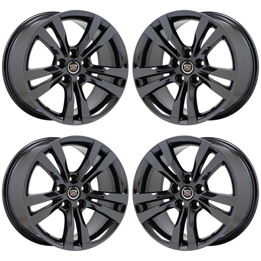 18x8.5 18x9.5 Cadillac CTS V- Black Chrome wheels rims  4717 4719 EXCHANGE