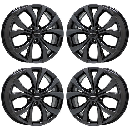 20" Chrysler Pacifica Black Chrome wheels rims Factory OEM 2596 EXCHANGE