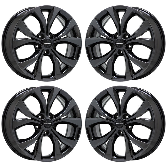 20" Chrysler Pacifica Black Chrome wheels rims Factory OEM 2596 EXCHANGE
