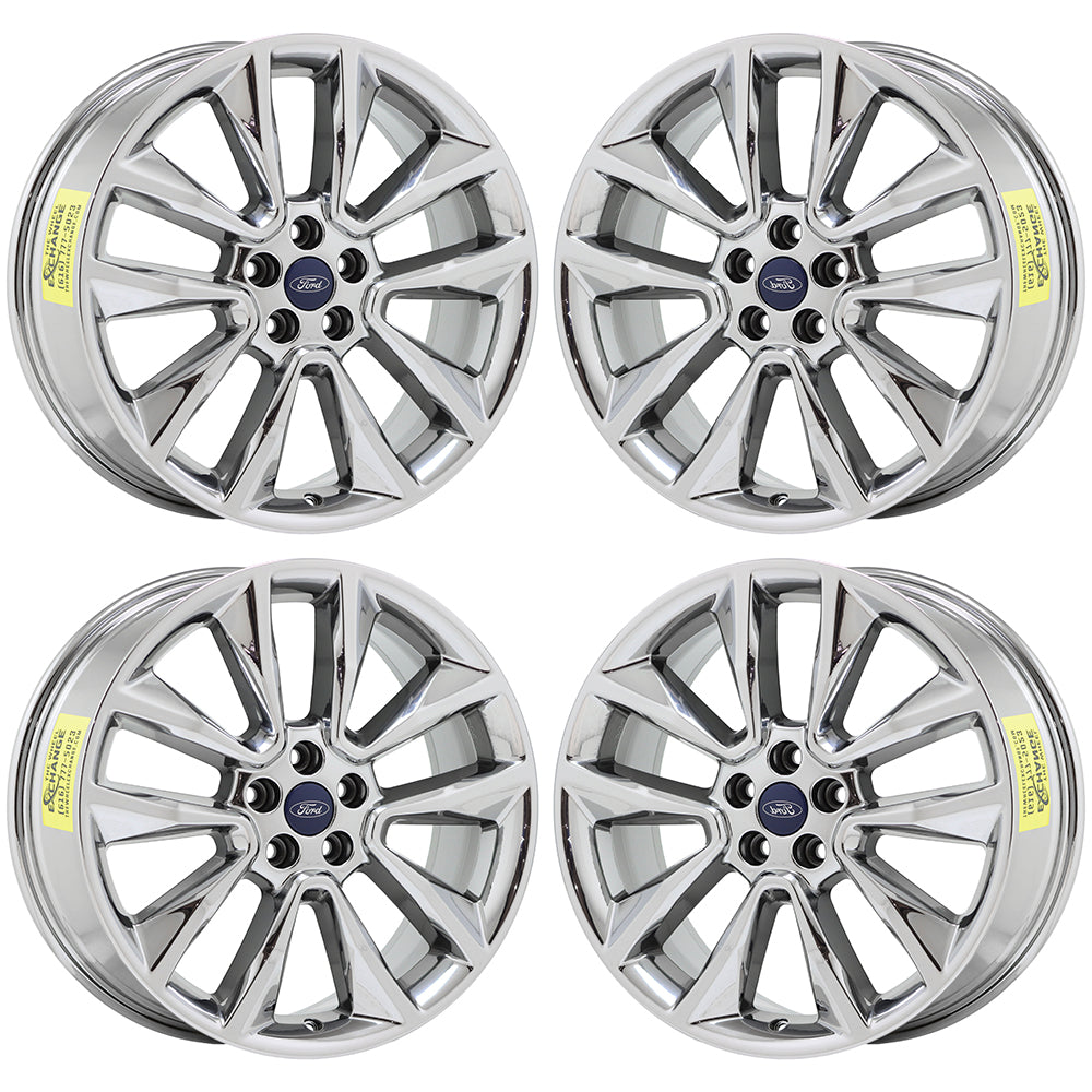 19" Ford Escape Bright Chrome wheels rims Factory OEM 2013 2014 2015 2016 3970