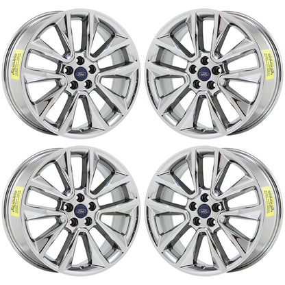 19" Ford Escape Bright Chrome wheels rims Factory OEM 2013 2014 2015 2016 3970