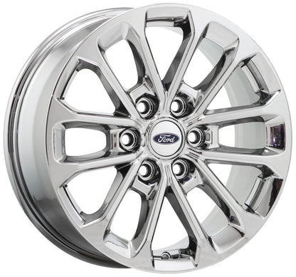 18" Ford F150 Bright Chrome wheels rims Factory OEM set 10169 EXCHANGE