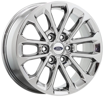 18" Ford F150 Bright Chrome wheels rims Factory OEM set 10169 EXCHANGE