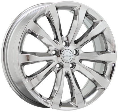 19" Chrysler 300 AWD Bright Chrome wheels rims Factory OEM set 4 2538 EXCHANGE