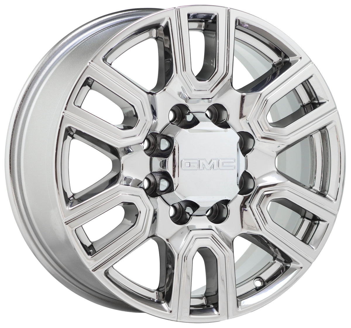 20" GMC Sierra 2500 3500 Bright Chrome wheels rims Factory OEM set 5950 EXCHANGE